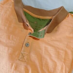 Territory Ahead XLT 100% cotton textured weave peach collared easy care ss polo